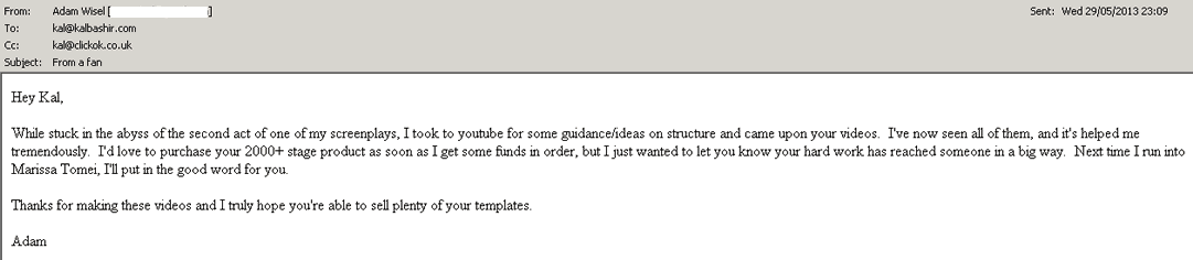 Kal Bashir Review Testimonial