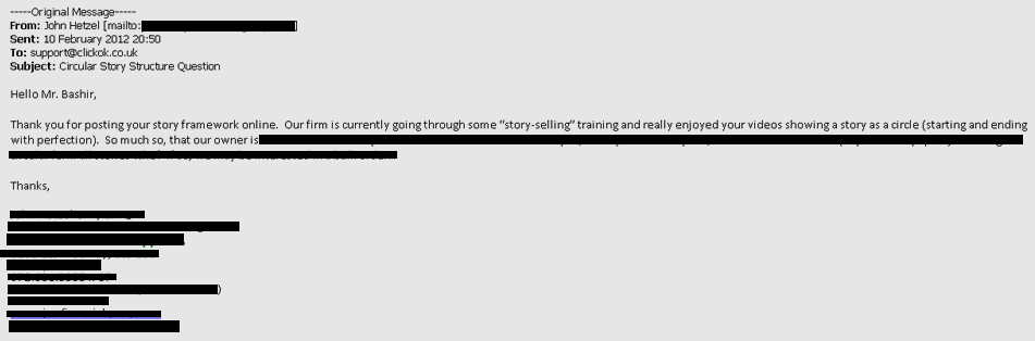 Kal Bashir Review Testimonial