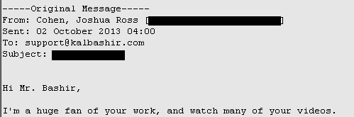 Kal Bashir Review Testimonial